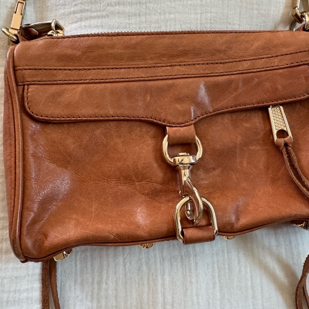 Rebecca Minkoff Mini MAC Leather Crossbody Bag - Picture 3 of 7